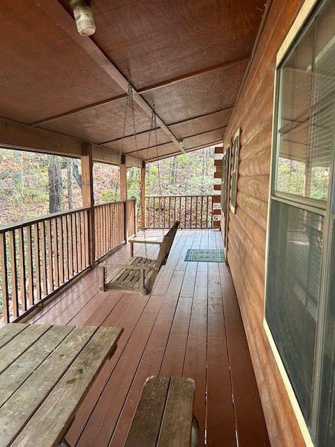 Beautiful Front covered deck