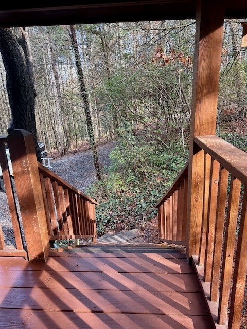 Front Deck Stairs From Drive