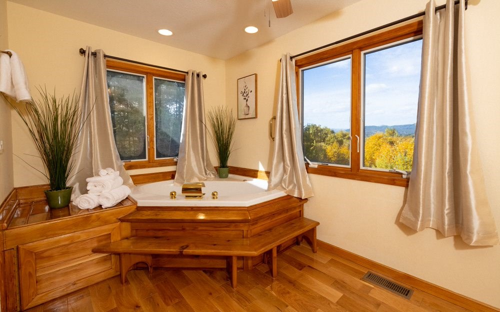 Jetted Jacuzzi with Mountain View
